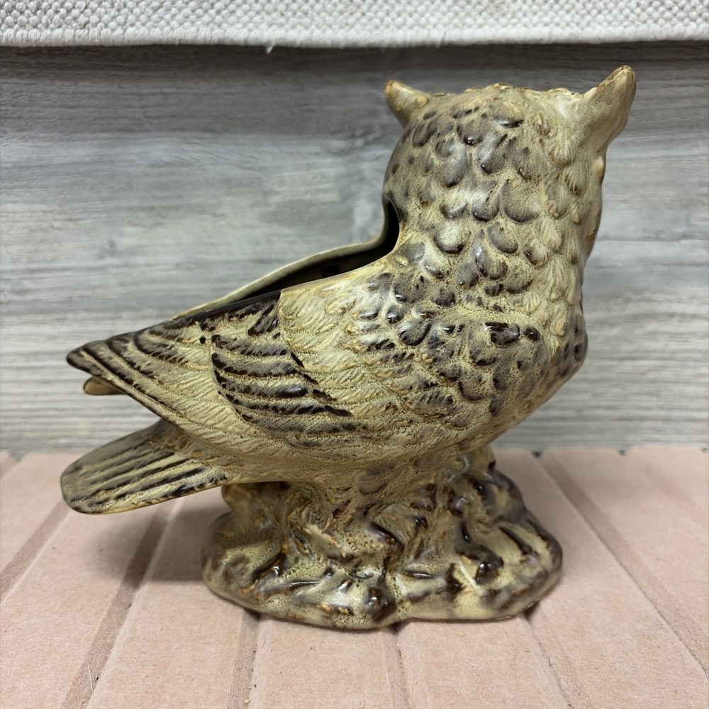 Vintage Caffco Owl Planter Retro Japan (C8) - Picture 3 of 10